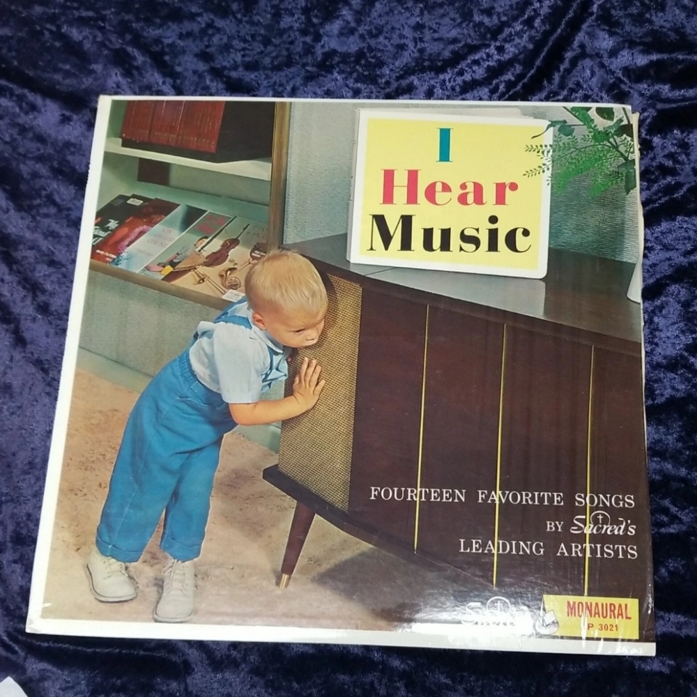 I Hear Music 14 Favorite Songs Sacred Record Vinyl LP 33 1/3